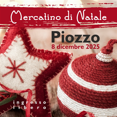 Lunedì 8 dicembre a Piozzo torna il Mercatino di Natale