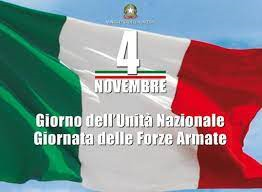 4 novembre - Giornata dell'Unità Nazionale e delle Forze Armate